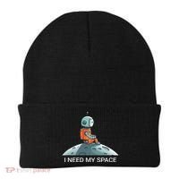 I Need Space Graphic Saying Beanie thumb 0