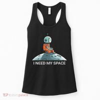 I Need Space Graphic Saying Women's Tank Top thumb 0