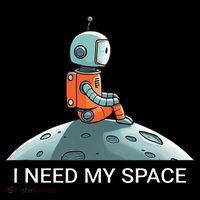 I Need Space Graphic Saying Women's Tank Top thumb 5