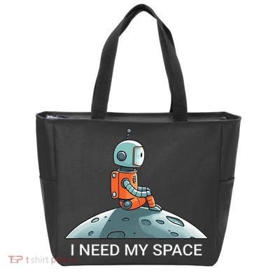 I Need Space Graphic Saying Tote Bag