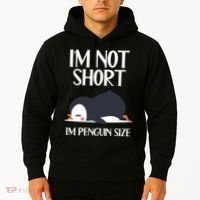 Im Not Short Im Penguin Size Funny Hoodie thumb 2