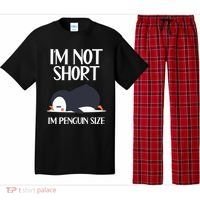 Im Not Short Im Penguin Size Funny Pajama Set thumb 0