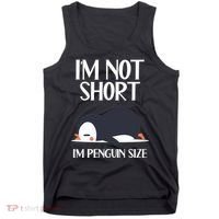 Im Not Short Im Penguin Size Funny Tank Top thumb 0