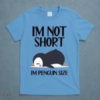 Im Not Short Im Penguin Size Funny T-Shirt thumb 4