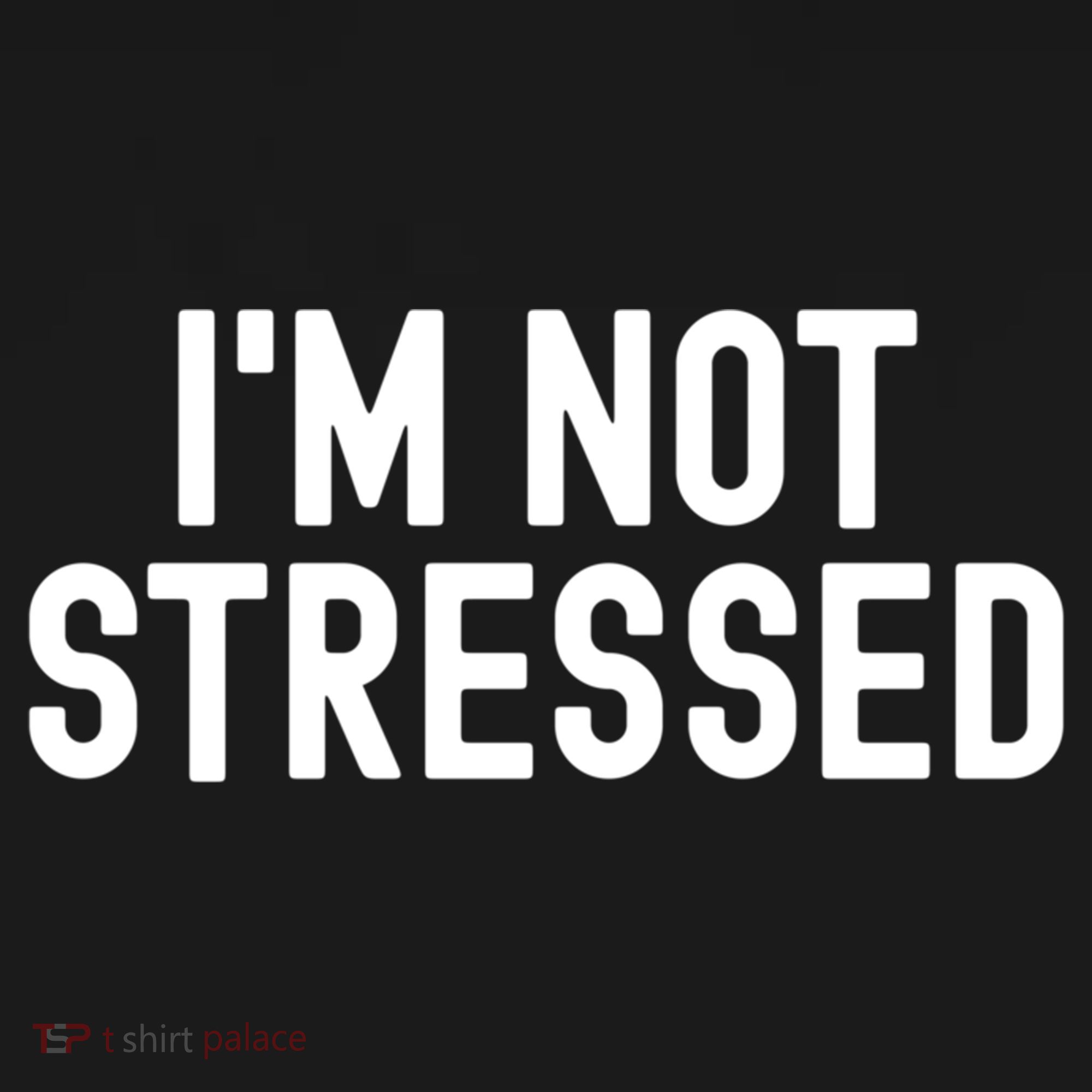 Im Not Stressed White Lie Party Funny Sarcastic Ironic Joke Great Gift Women's Hoodie