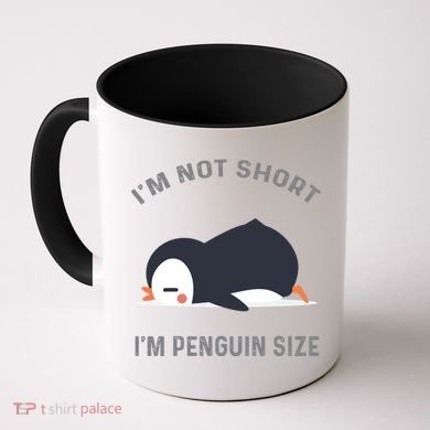 IM Not Short IM Penguin Size Cute Penguin Lover Great Gift Coffee Mug