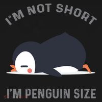 IM Not Short IM Penguin Size Cute Penguin Lover Great Gift Pajama Set thumb 2
