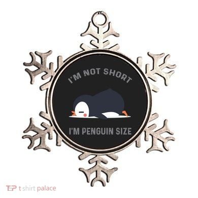IM Not Short IM Penguin Size Cute Penguin Lover Great Gift Ornament