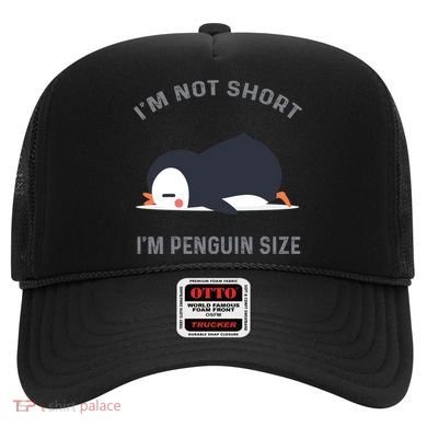 IM Not Short IM Penguin Size Cute Penguin Lover Great Gift Hat