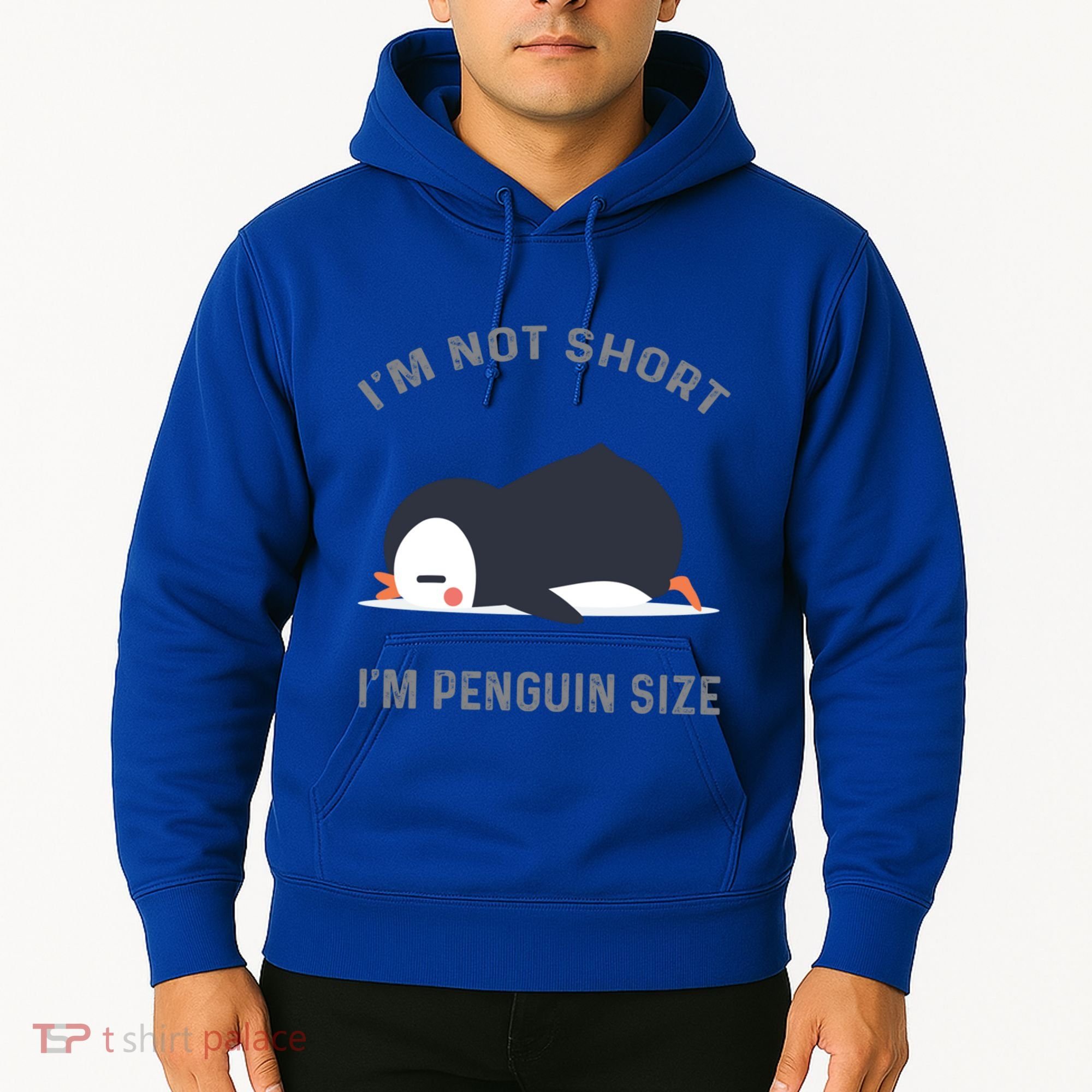 IM Not Short IM Penguin Size Cute Penguin Lover Great Gift Hoodie