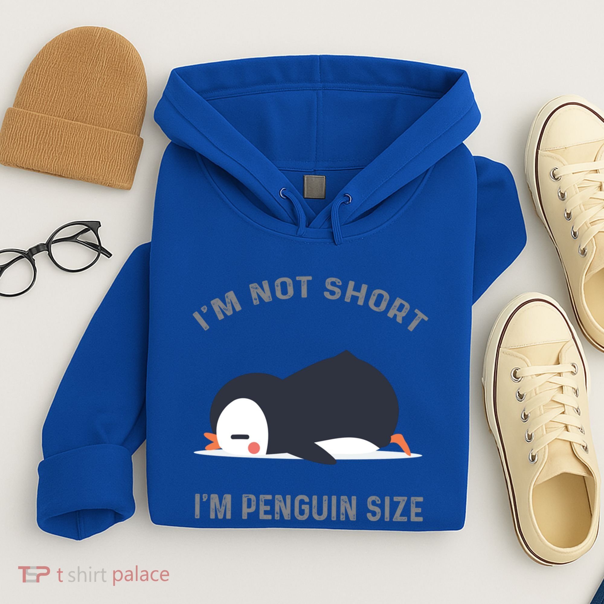 IM Not Short IM Penguin Size Cute Penguin Lover Great Gift Hoodie