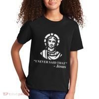 I Never Said That Jesus Funny Religious Kids T-Shirt thumb 2