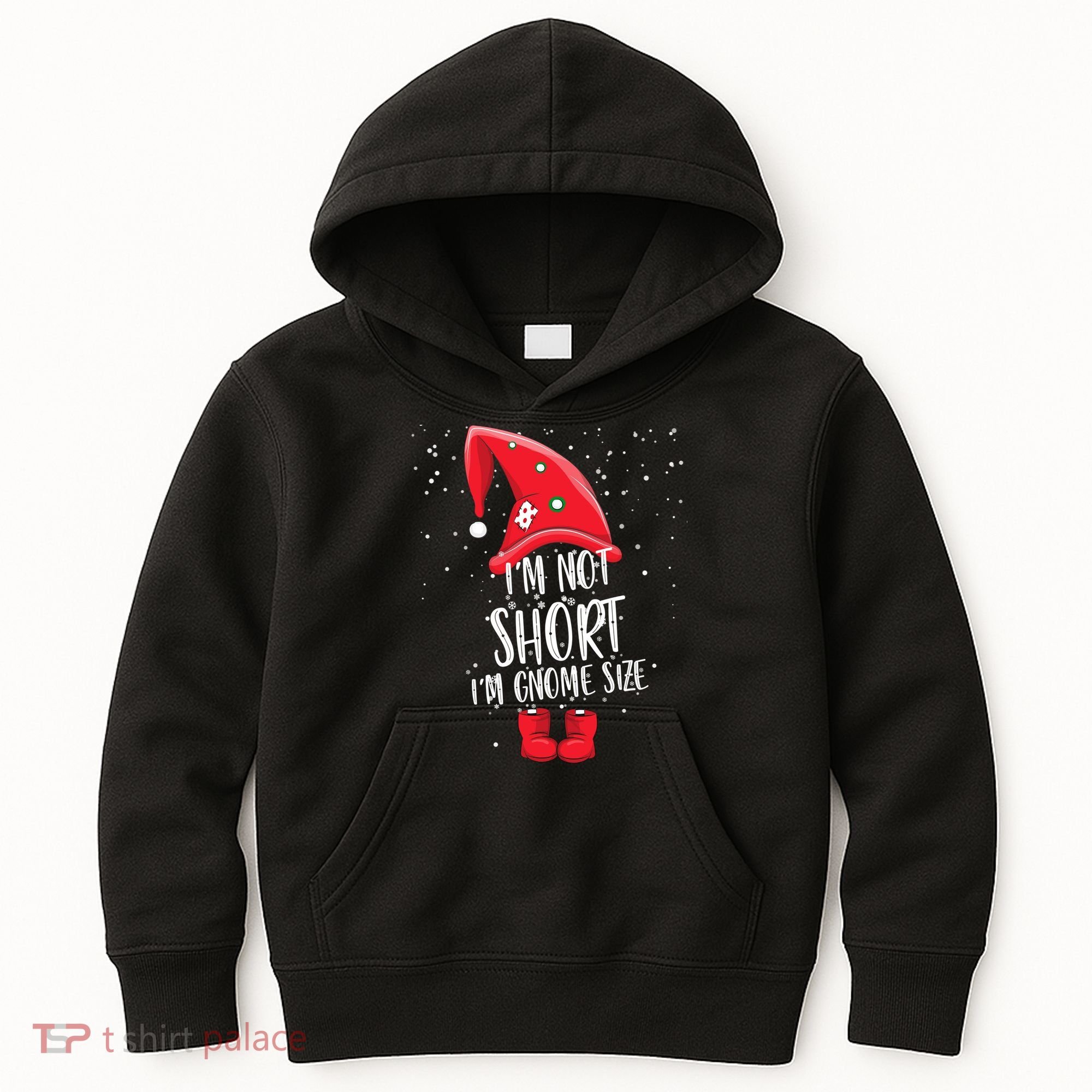 I'm Not Short I'm Gnome Size Kids Hoodie