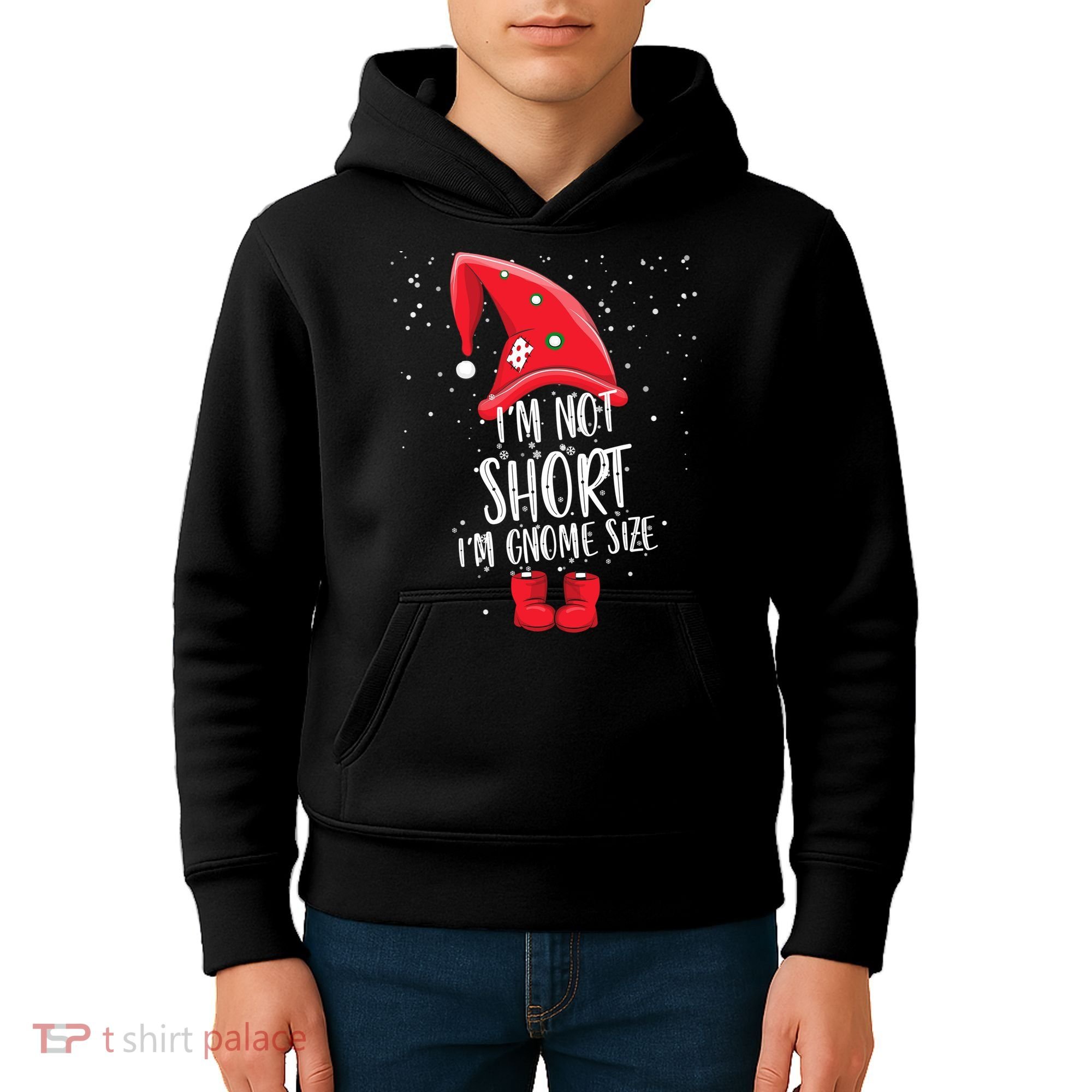 I'm Not Short I'm Gnome Size Kids Hoodie