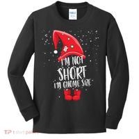 I'm Not Short I'm Gnome Size Kids Long Sleeve Shirt thumb 0