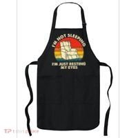 I'm Not Sleeping I'm Just Resting My Eyes Fathers Dad Joke Apron thumb 0