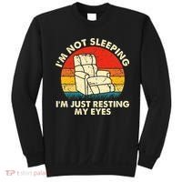 I'm Not Sleeping I'm Just Resting My Eyes Fathers Dad Joke Sweatshirt thumb 0
