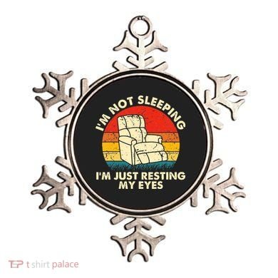 I'm Not Sleeping I'm Just Resting My Eyes Fathers Dad Joke Ornament