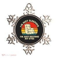 I'm Not Sleeping I'm Just Resting My Eyes Fathers Dad Joke Ornament thumb 0