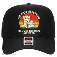 I'm Not Sleeping I'm Just Resting My Eyes Fathers Dad Joke Hat thumb 0