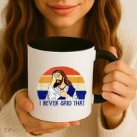 I Never Said That Funny Christian Humor Jesus God Lover Coffee Mug thumb 3