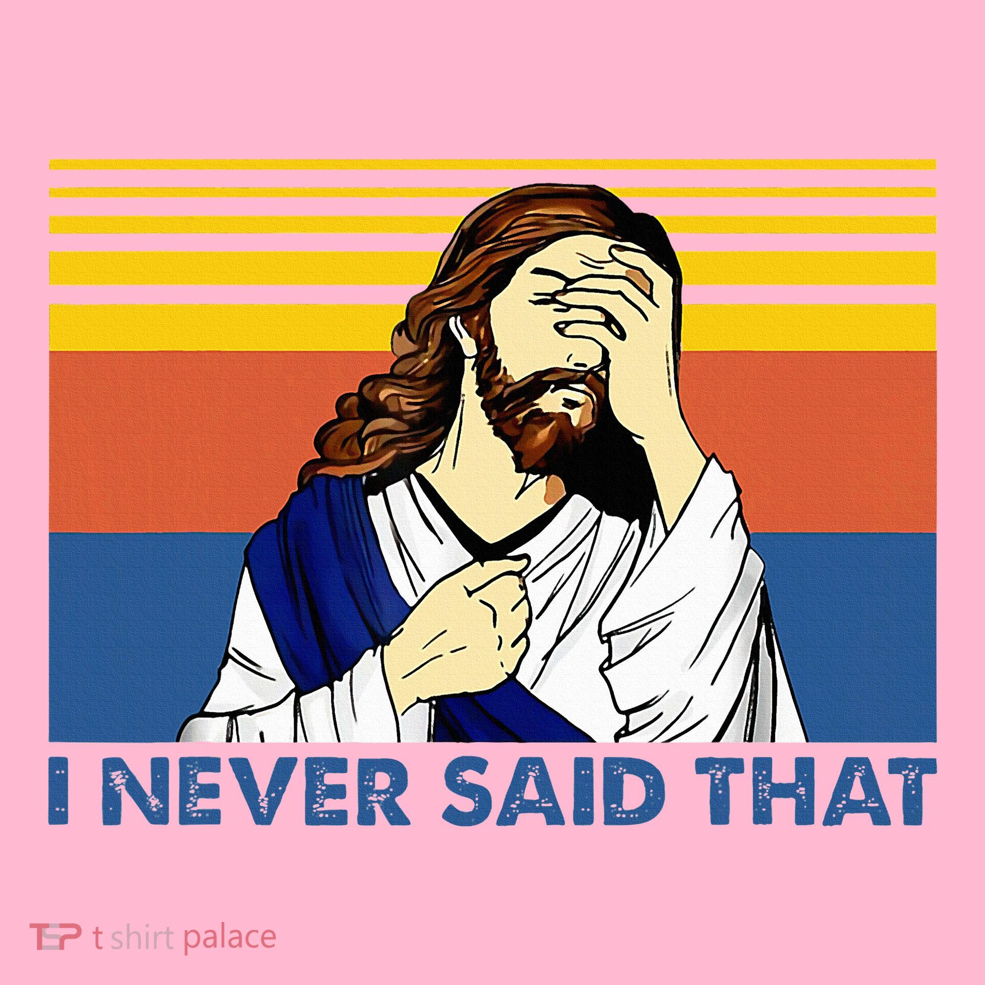 I Never Said That Funny Christian Church Jesus Music Funny Coaster