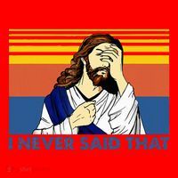 I Never Said That Funny Christian Church Jesus Music Funny Santa Hat thumb 1
