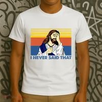I Never Said That Funny Christian Church Jesus Music Funny T-Shirt thumb 3