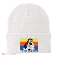 I Never Said That Funny Christian Church Jesus Music Funny Beanie thumb 0