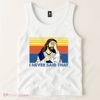 I Never Said That Funny Christian Church Jesus Music Funny Tank Top thumb 2