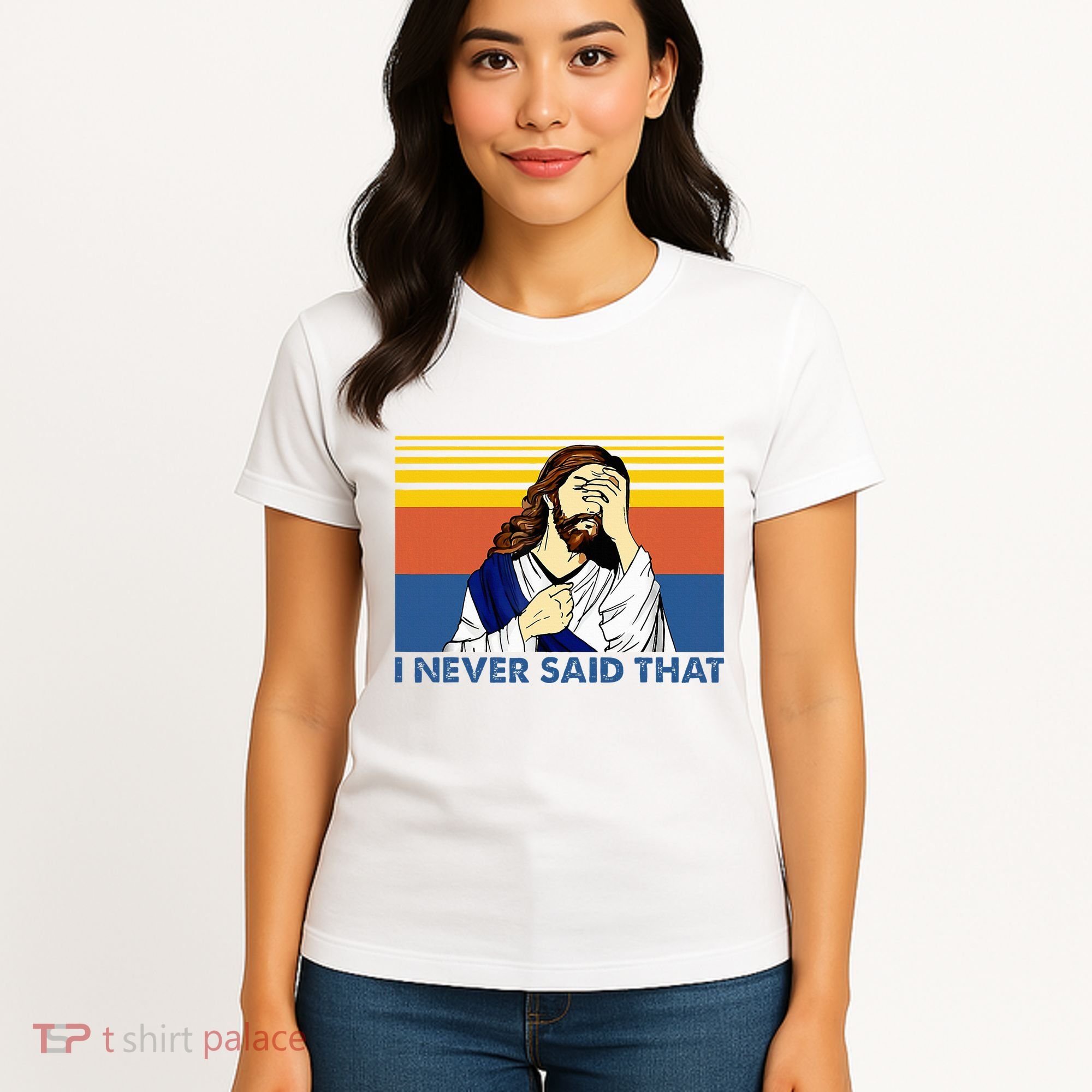 I Never Said That Funny Christian Church Jesus Music Funny Women's T-Shirt