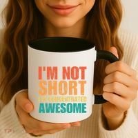 IM Not Short IM Just Concentrated Awesome Funny Coffee Mug thumb 3
