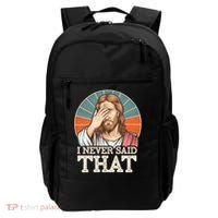 I Never Said That Jesus Backpack thumb 0