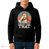 I Never Said That Jesus Kids Hoodie thumb 4