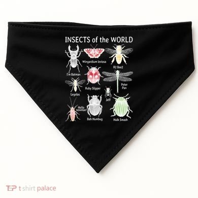 Insects Of The World USA-Made Doggie Bandana
