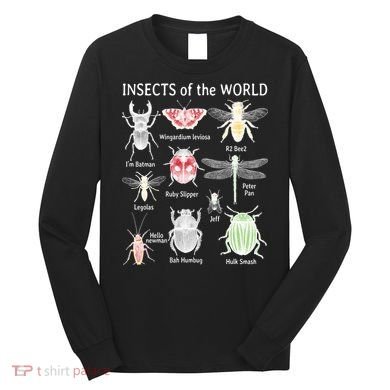 Insects Of The World Long Sleeve Shirt