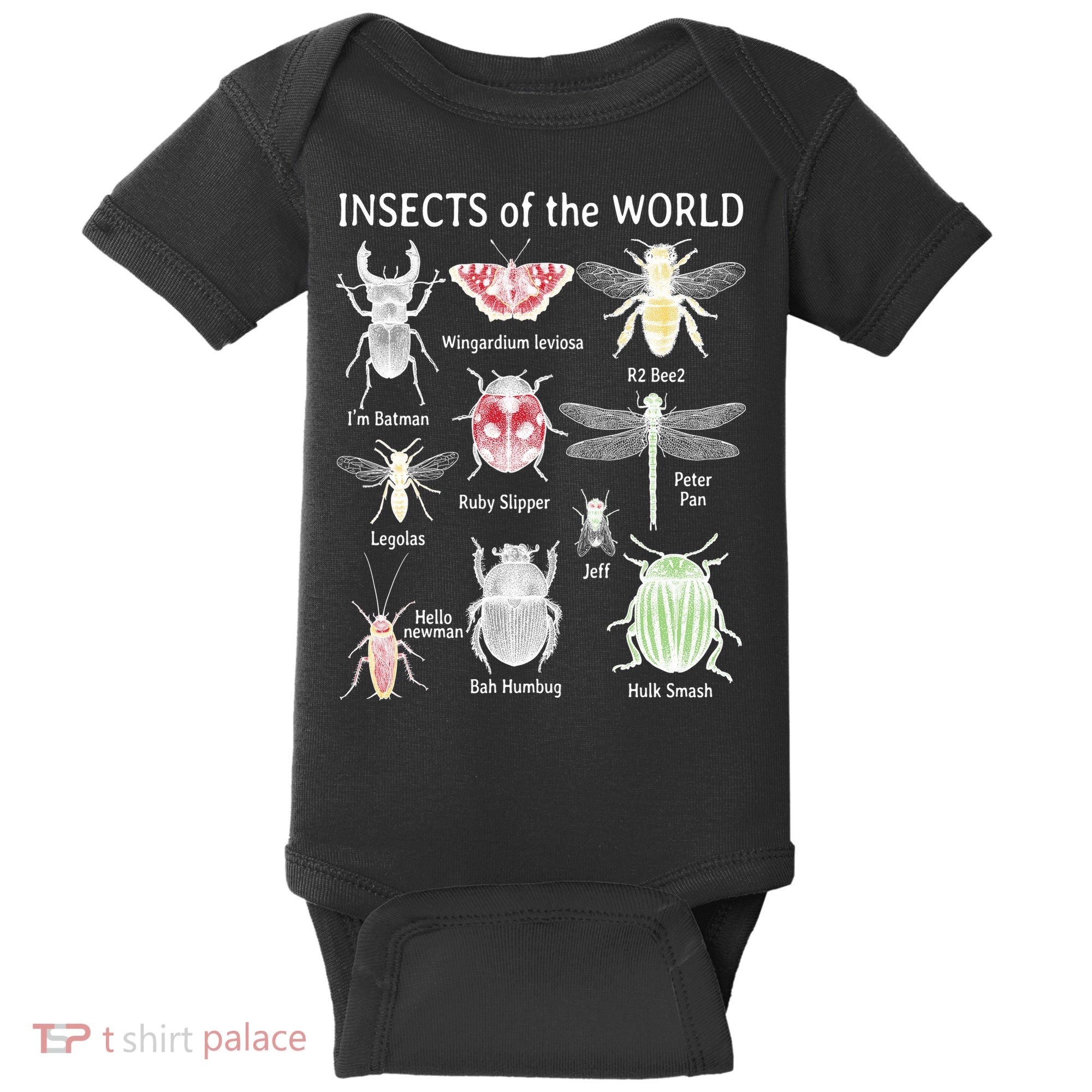 Insects Of The World Baby Bodysuit