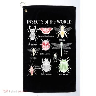 Insects Of The World Golf Towel