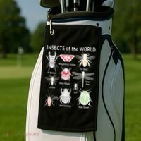 Insects Of The World Golf Towel thumb 2