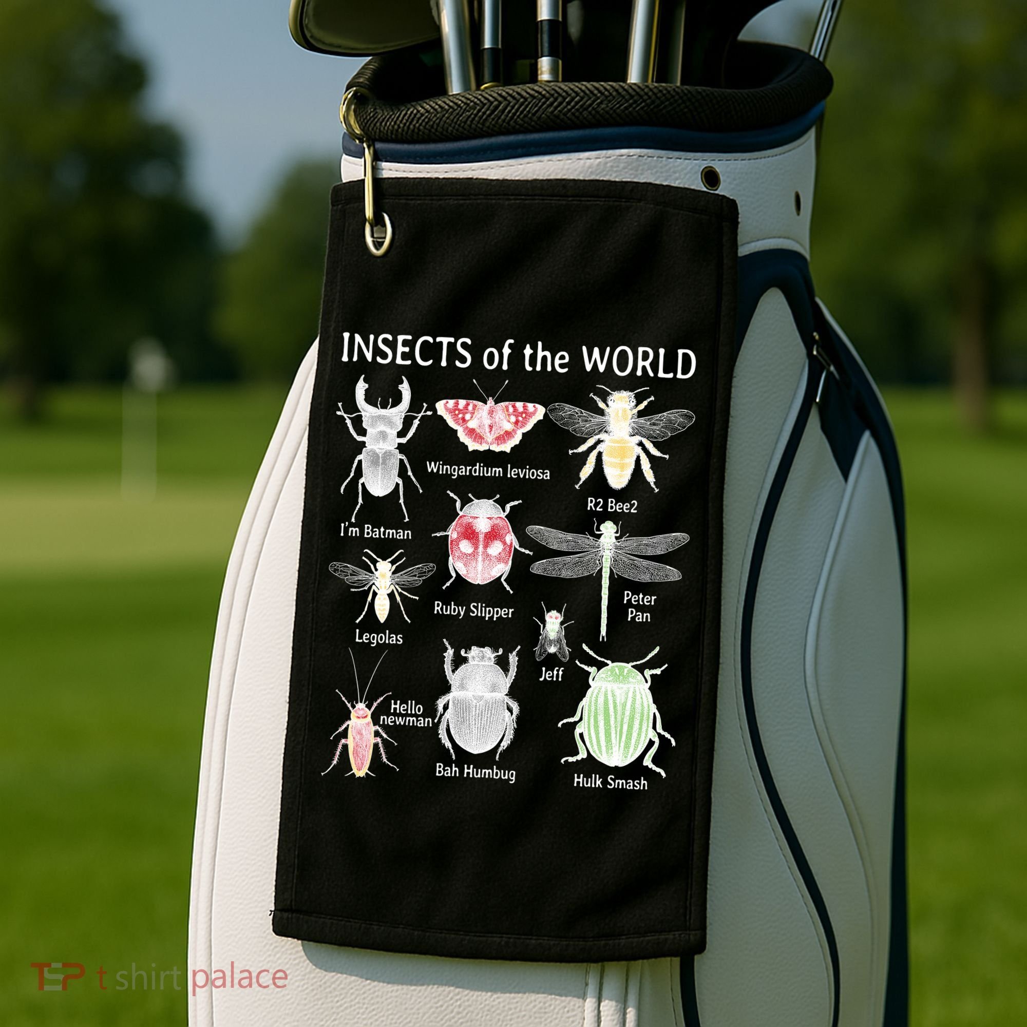 Insects Of The World Golf Towel