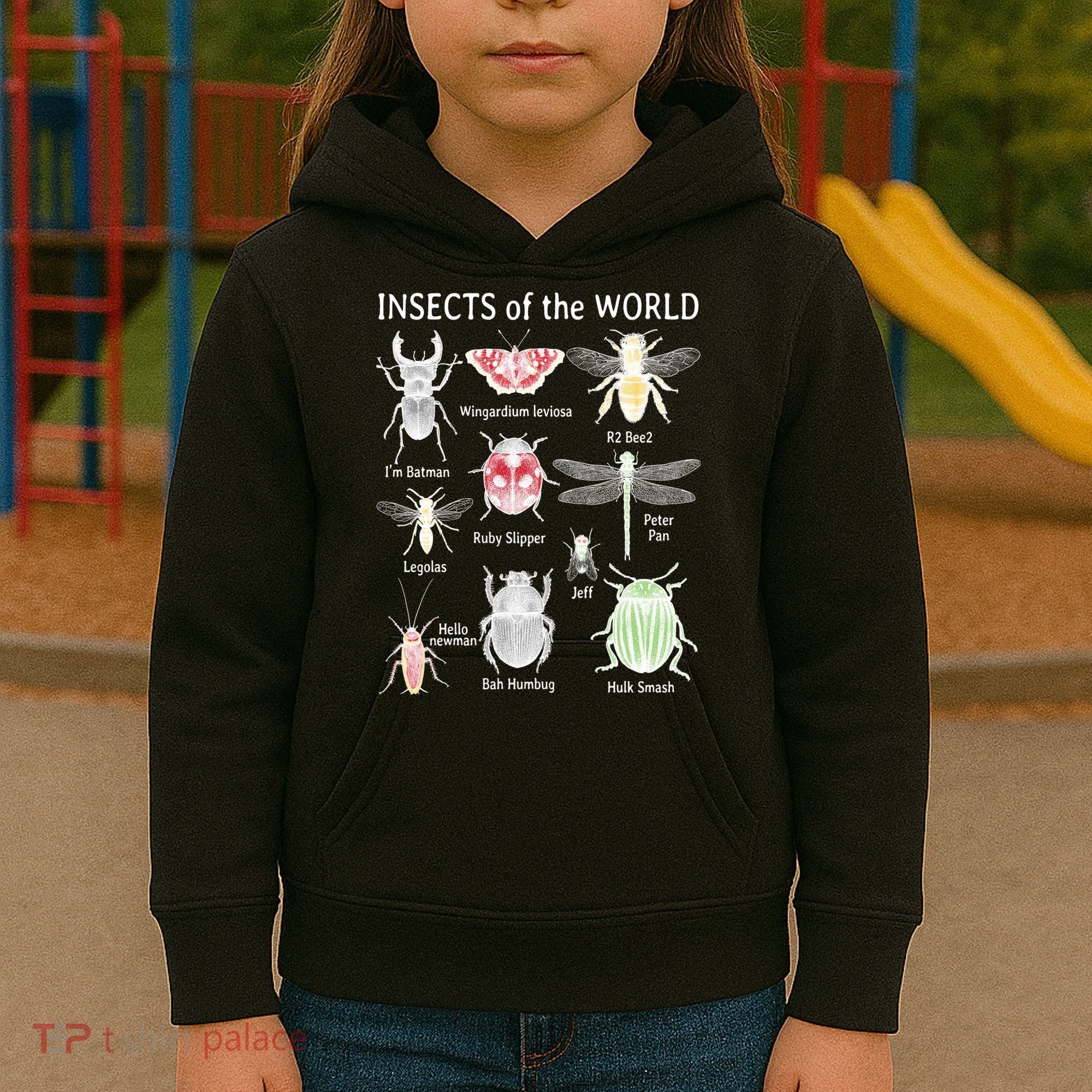 Insects Of The World Kids Hoodie