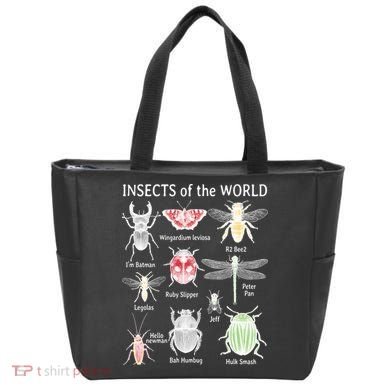 Insects Of The World Tote Bag