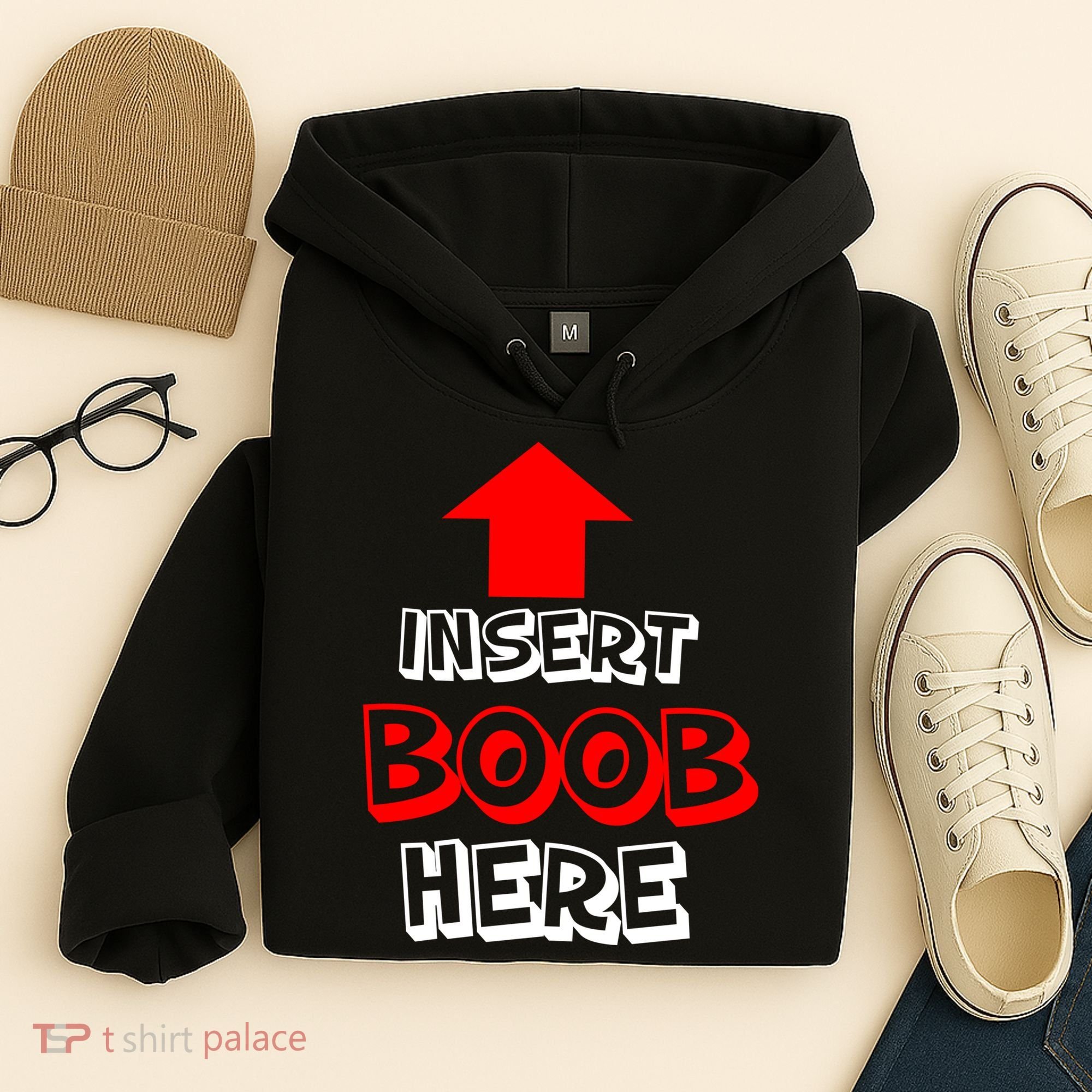 Insert Boob Here Hoodie
