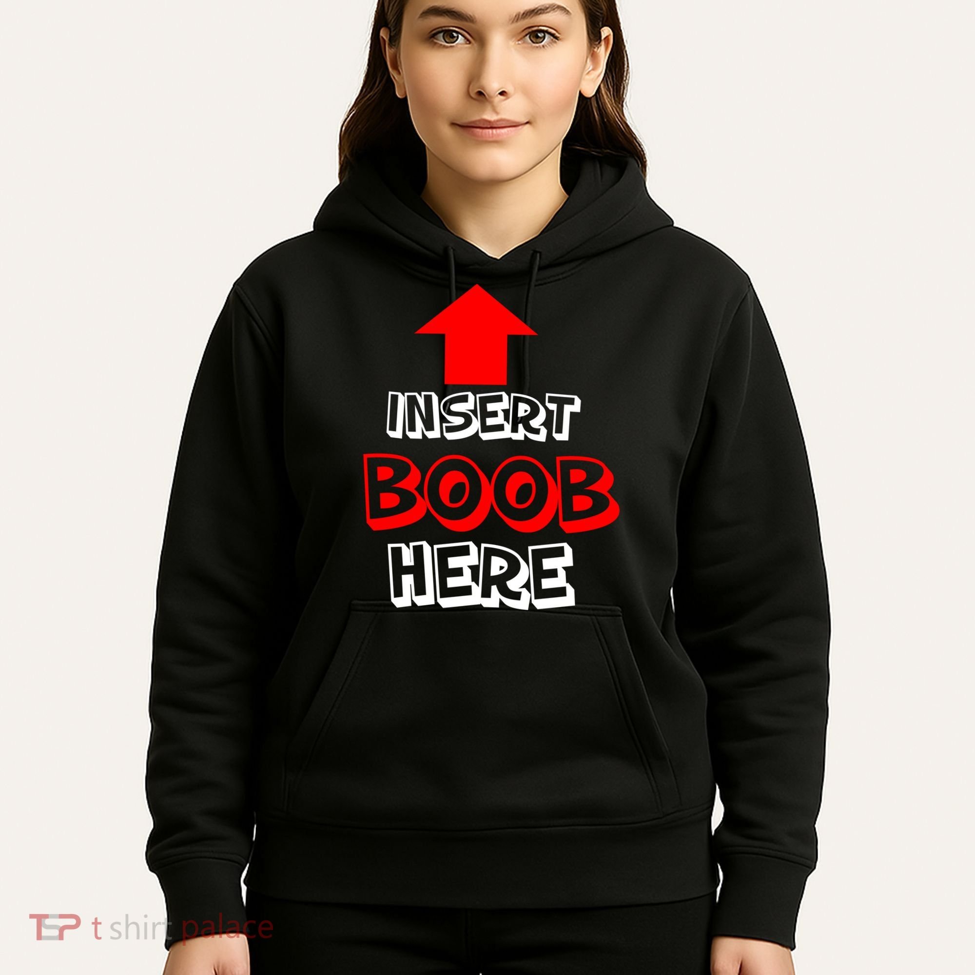 Insert Boob Here Hoodie