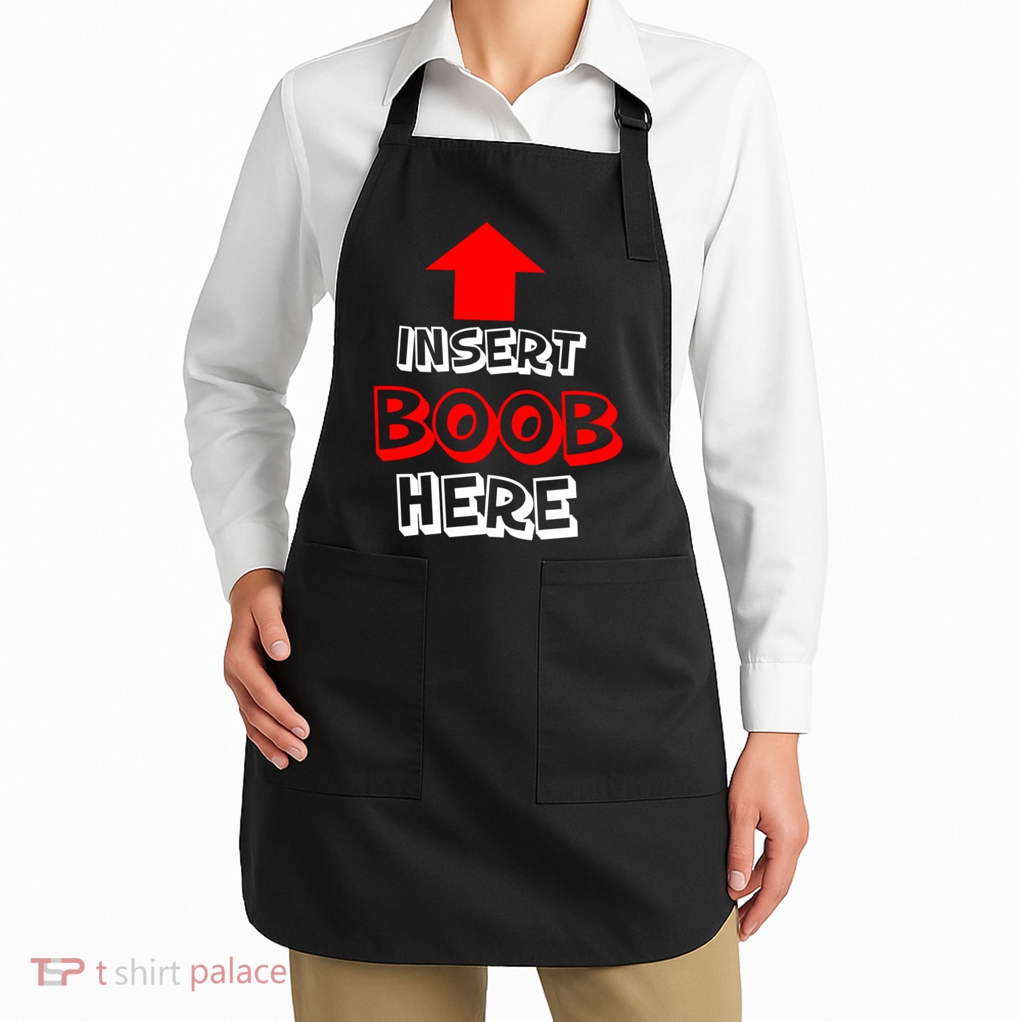 Insert Boob Here Apron