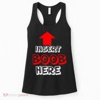 Insert Boob Here Women's Tank Top thumb 0