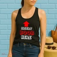 Insert Boob Here Women's Tank Top thumb 2
