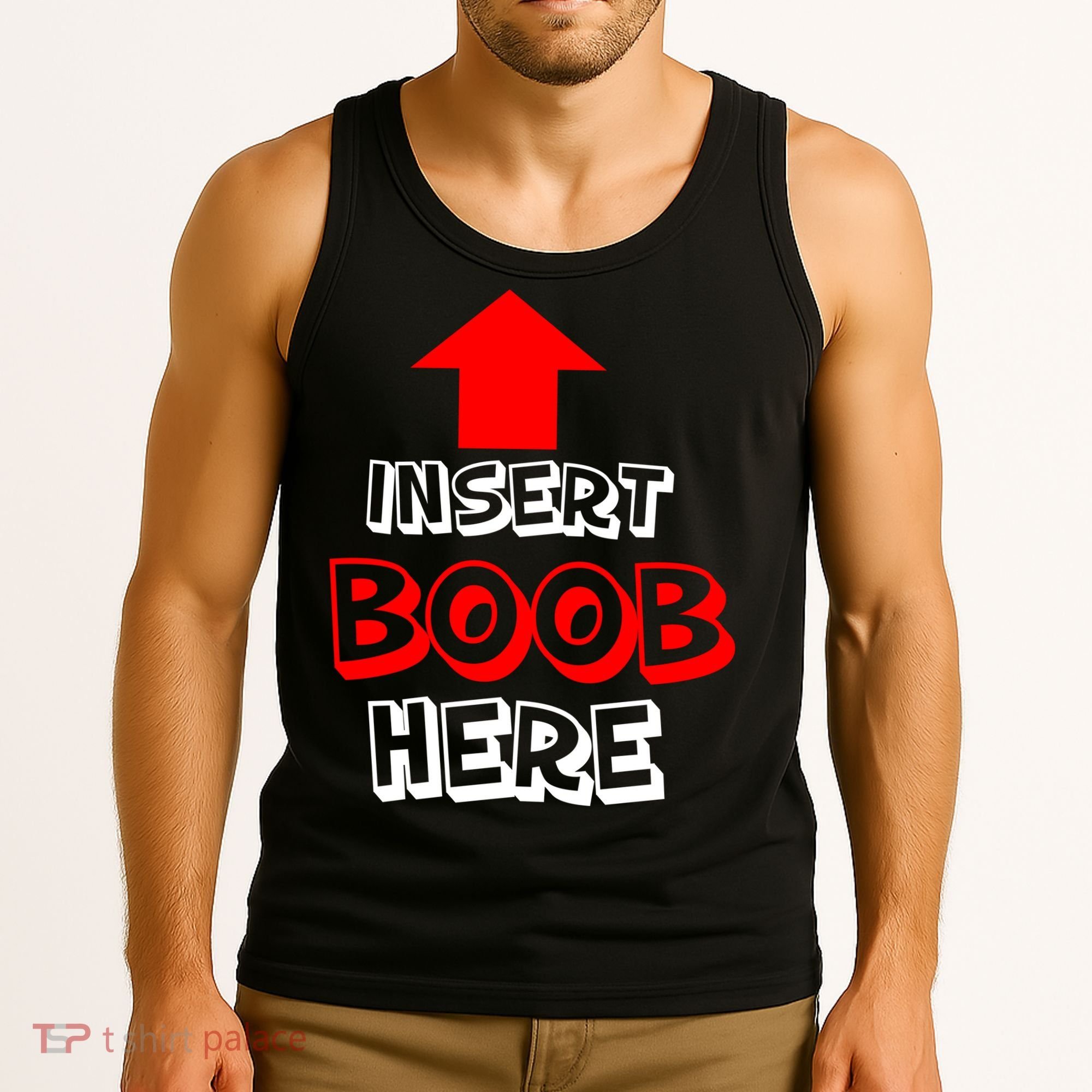 Insert Boob Here Tank Top