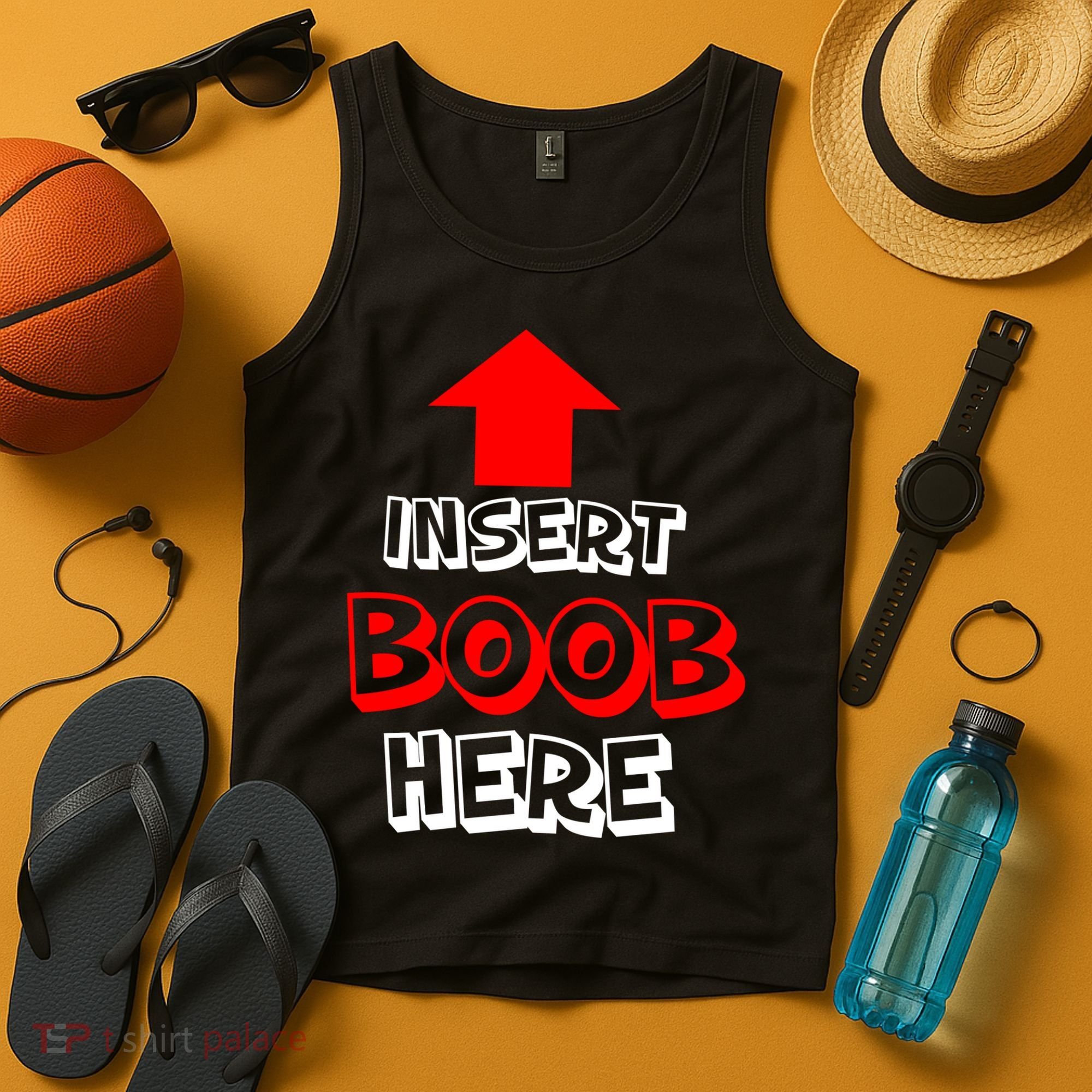 Insert Boob Here Tank Top