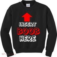 Insert Boob Here Kids Sweatshirt thumb 0